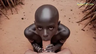 AFRICAN xxx TRIP: Skinny Ebony Girl Pounded Hard By Big Dick Tourist (AI Porn)