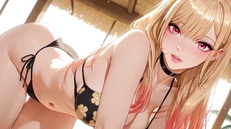 Marin Kitagawa hot xxx and messy facial on a private beach (AI-hentai)