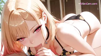Marin Kitagawa hot xxx and messy facial on a private beach (AI-hentai)