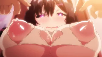 Busty hentai girl having sex with the perverted neighbor.