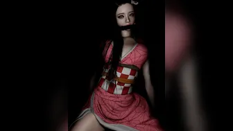 VAM POV - Nezuko Cosplay Dance 1