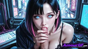 Neon Slut’s Pussy Rammed Deep In Server Room, Breasts Bouncing On 3D Cock