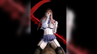 Zero Two Lap Dance (Chainsaw Man Power Costume)