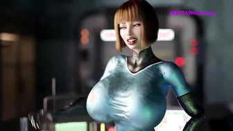 PAWG Big ASS Milf Spreads Her Legs For Big Cock Folly (Animation)