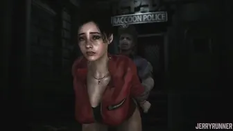 [BiderPL] Cartoon - Claire X Leon Infected (Meshed VR, JerryRunner)