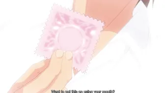 Their first time gets unexpectedly hot when she tries to put the condom on with mouth