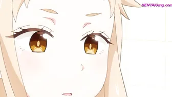 Naked anime beauty mounts BF in bath for deep messy grind (Exclusive) ENG Subbed