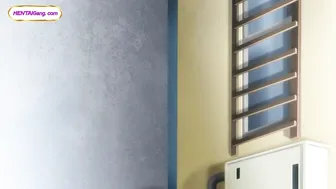 Anime beauty takes hard cock before breakfast in her kitchen