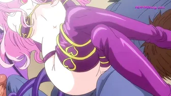 First ANAL demon babe loses it to thick cock and magic tail