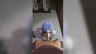 Blue Marine in the Toilet 1(BJ) Pov
