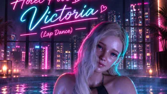 [VR180 SBS] Hotel Pool Date with Victoria Lap Dance Sex