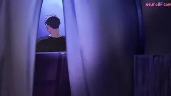 Nagi and the knight leave the goblin cave & sink into passionate forest sex