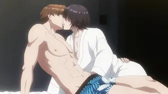 Nerdy gay pinned rough in hotel bed with hardcore anal finish ◌ Hentai Porn