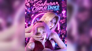 Sakura Cosplay Sex Dance (With Tsunade Cos)