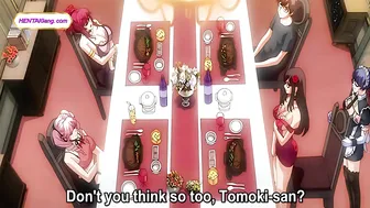 Busty nerd queen rides glasses boyfriend rough as maid hosts creamy mansion gangbang