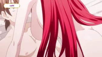Busty redhead rocks xmas outfit riding cock with tight titjob ⋆ Highschool DxD Parody