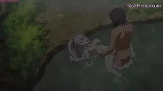 Outdoor Bath Time: Ariane Won't Know Until She Tries (Cartoon Anime) Eng Sub