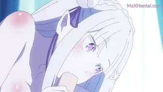 Tonight you belong to me - Subaru x Emilia (Anime Hentai) Eng Sub