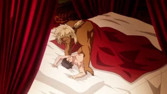 ◉ Titan dominates bride in bed after erotic anime feast (Dubbed Exclusive)