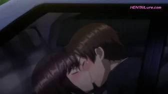 Office suit MILF stripped & ridden wild on car seat ⋄ Dubbed HENTAI (Uncensored)