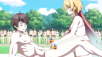 Cutie straddles cock on track as crowd cheers sweaty handjob ⋆ Exclusive Dubbed Anime