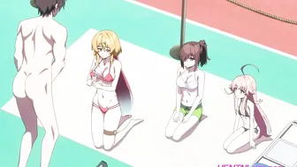 Cutie straddles cock on track as crowd cheers sweaty handjob ⋆ Exclusive Dubbed Anime