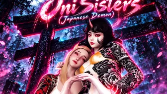 Oni Sisters Lap Dance Sex Pov (Japanese Demon)