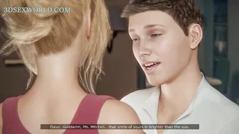 Dirty Family Threesome: Stepmom Shared BWC Stepson with her Best Friend (3D)